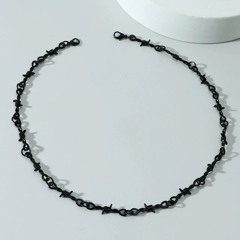 Alloy Geometric Electroplated Necklaces Unisex Jewelry